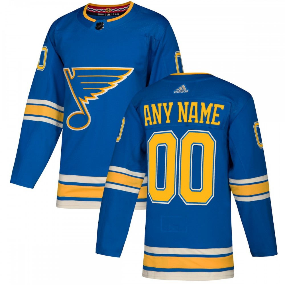 St. Louis Blues adidas Alternate Authentic Custom Jersey - Light Blue-Pro Kit Vault | Brand New 26/27 Sports Jerseys